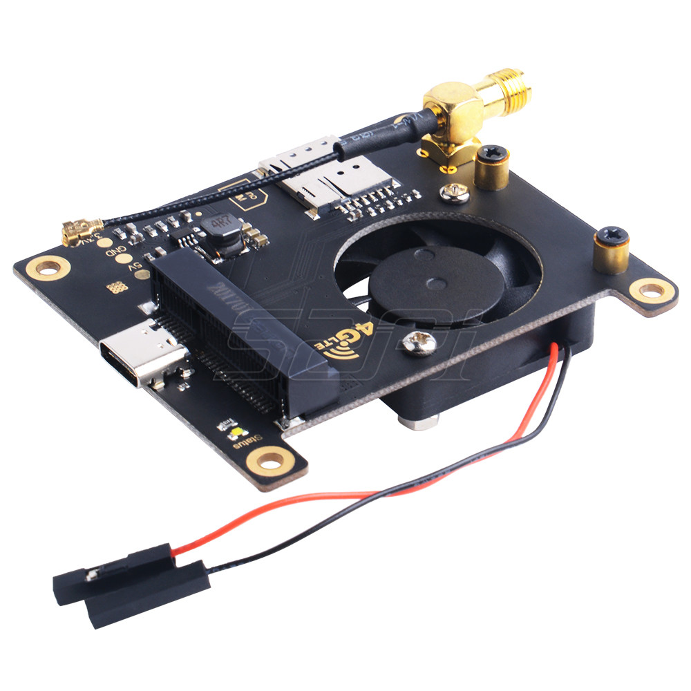 52Pi Raspberry Pi 3G 4G Hat US - مراجعة Deskpi Super6C وسعره